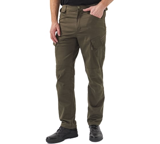 Брюки мужские URSUS ШТУРМ, Твилл Пич БРЮ105-ХАКИ/52-54, 182-188