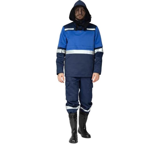 Костюм противоэнцефалитный Прабо т.синий/василёк 112-116/182-188 (56/5) 75983