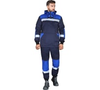 Костюм противоэнцефалитный Сириус АНТИГНУС-СТ куртка, брюки т.синий с васильковым и СОП 50 мм р.104-108/182-188 (ЧЗ) 157918