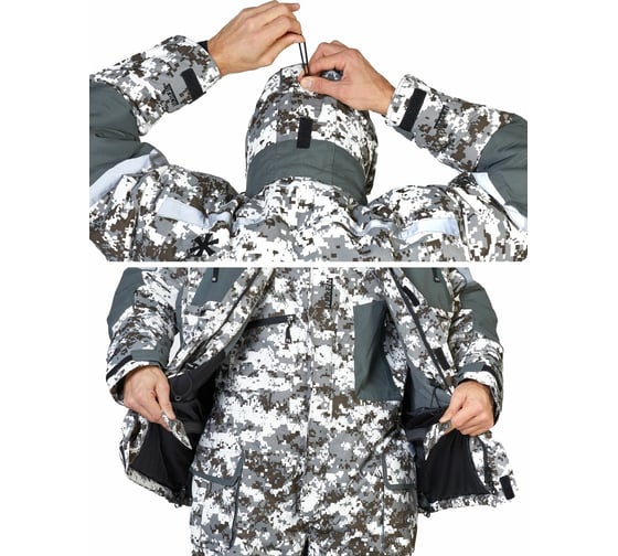 Зимний костюм NORFIN EXPLORER CAMO 01 р.S 340101-S