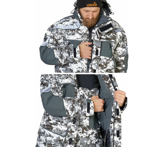 Зимний костюм NORFIN EXPLORER CAMO 01 р.S 340101-S