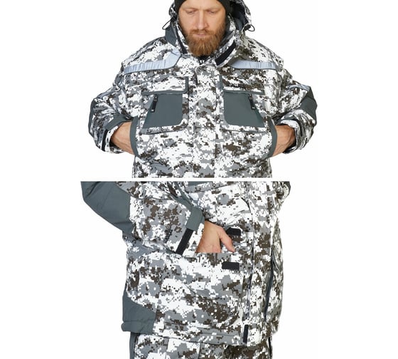 Зимний костюм NORFIN EXPLORER CAMO 01 р.S 340101-S
