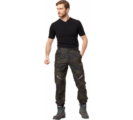 Брюки-джоггеры Эксперт Спецодежда Аксель кмф хаки, р.60-62, рост 170-176 6446000066303