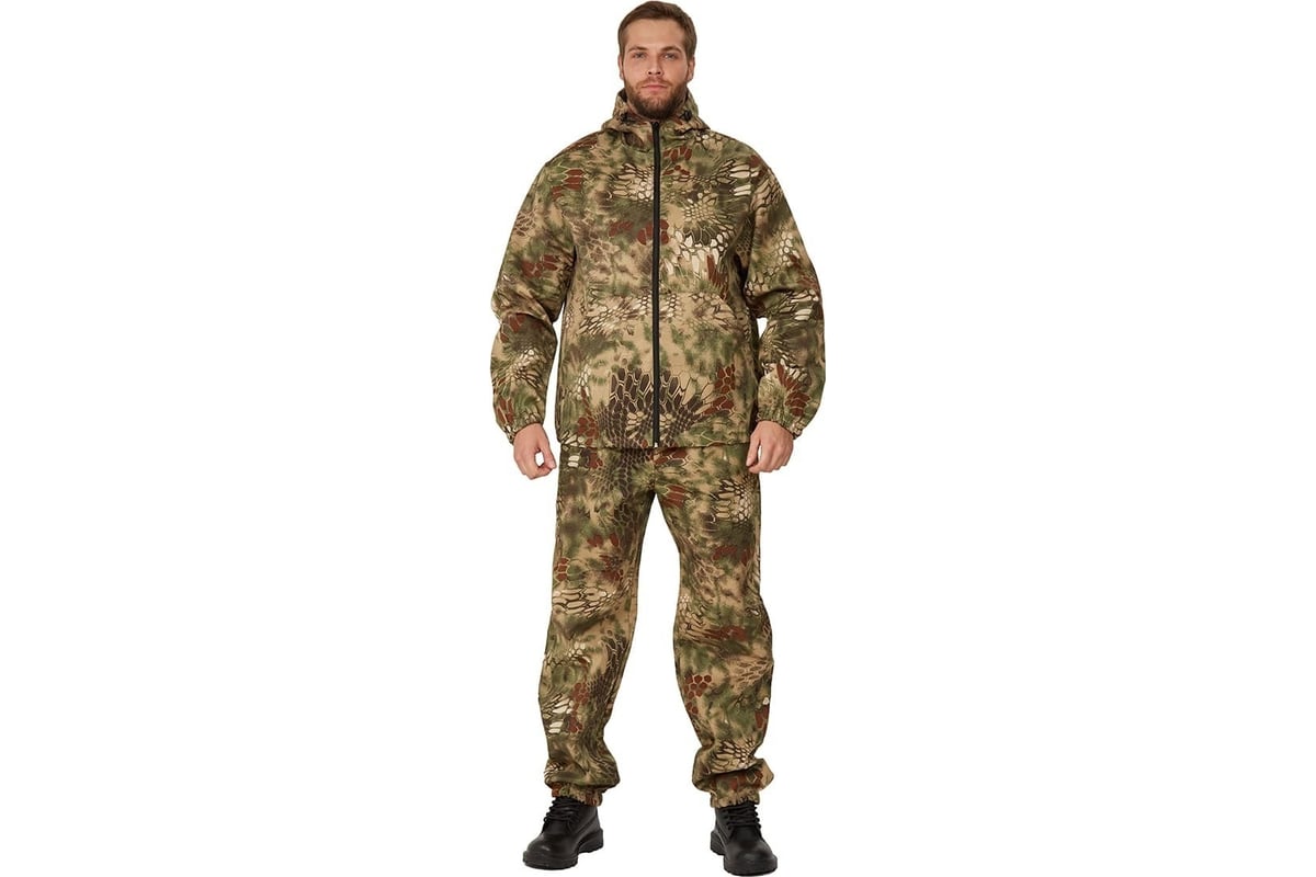 Костюм ООО Мердигер МАСКХАЛАТ кмф питон зеленый, ткань грета, р. 48-50 ...