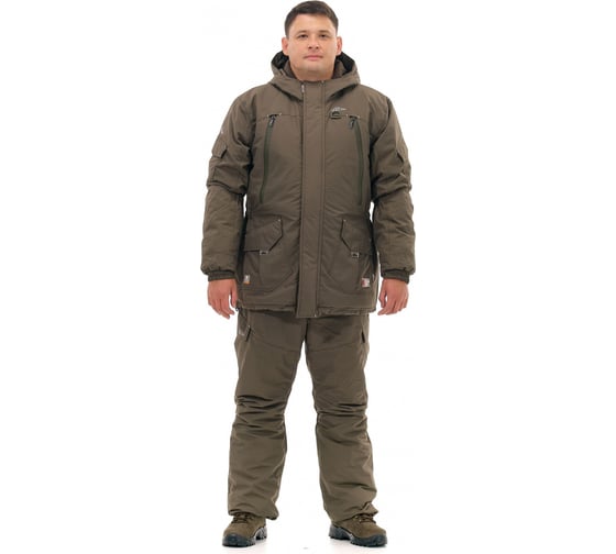 Демисезонный костюм для рыбалки Grayling Скат, -15, хаки, р. 48-50, рост 182-188 4630037711622 1