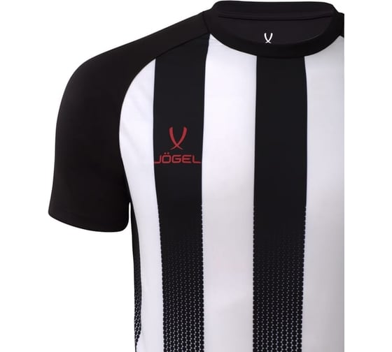Игровая футболка Jogel Camp Striped Jersey JC1ST0121.00-K, белый/черный УТ-00020562