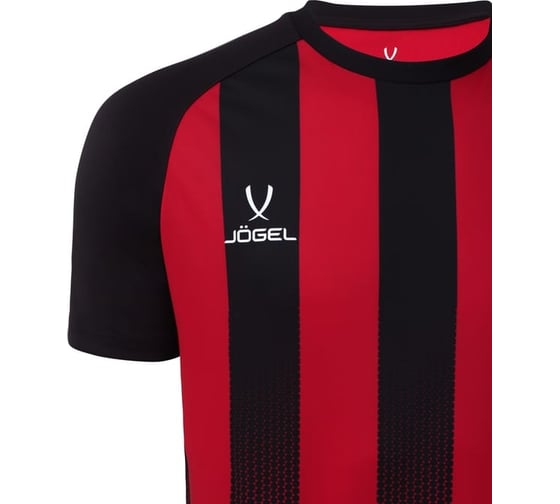 Игровая футболка Jogel Jögel Camp Striped Jersey JC1ST0121.R2-K, красный/черный XS УТ-00020560