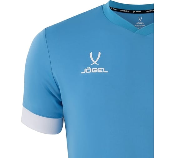 Игровая футболка Jogel DIVISION PerFormDRY Union Jersey, голубой/белый/белый УТ-00020590