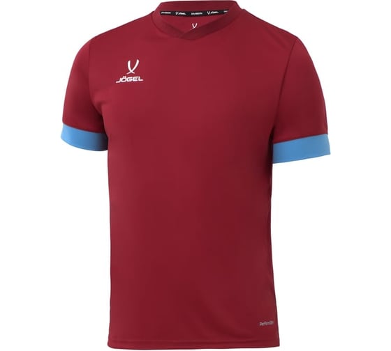 Игровая футболка Jogel DIVISION PerFormDRY Union Jersey, гранатовый/голубой/белый УТ-00020594