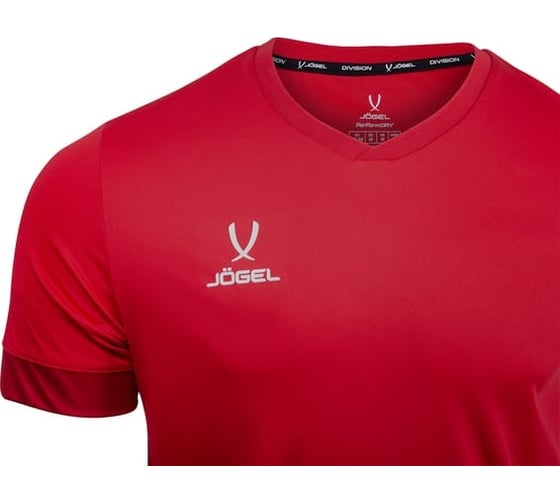 Игровая футболка Jogel DIVISION PerFormDRY Union Jersey, красный/темно-красный/белый УТ-00019006