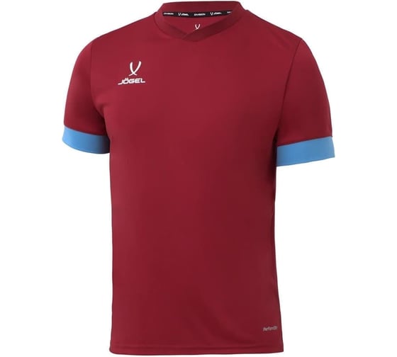 Игровая футболка Jogel DIVISION PerFormDRY Union Jersey Велес, гранатовый/голубой/белый УТ-00021388