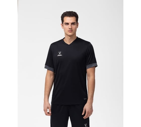 Игровая футболка Jogel DIVISION PerFormDRY Union Jersey, черный/темно-серый/белый УТ-00020589