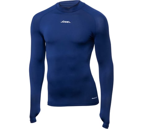 Компрессионная футболка с длинным рукавом Jogel Camp PerFormDRY Top LS JBL-1200-091, темно-синий/белый УТ-00016263