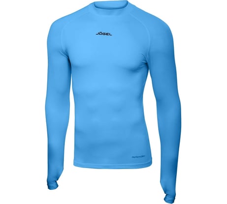 Компрессионная футболка с длинным рукавом Jogel Camp PerFormDRY Top LS, голубой ЦБ-00001833