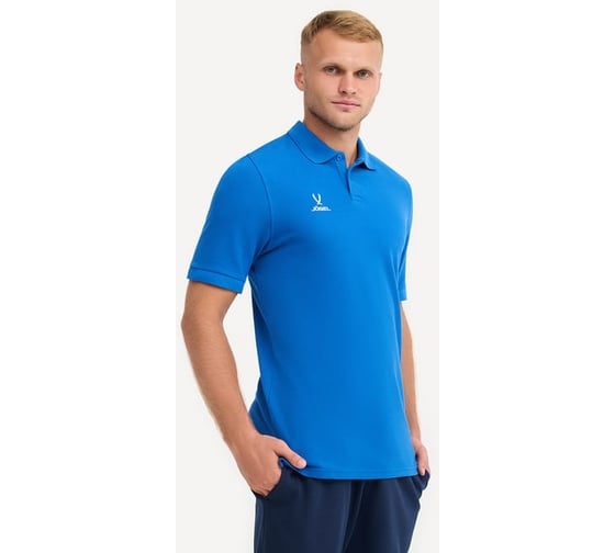 Поло Jogel ESSENTIAL Cotton Polo 23, синий ЦБ-00002490