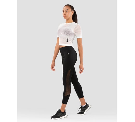 Женская футболка FIFTY Essential Knit white FA-WT-0201-WHT, белый УТ-00016878