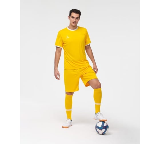 Игровая футболка Jogel CAMP Origin Jersey JFT-1020, желтый/белый УТ-00016171