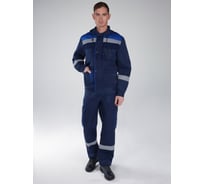 Костюм с полукомбинезоном Нейч-2 СОП с капюшоном Факел (ткань смесовая, 210) т.синий/васильковый, 44-46; 182-188 87471186.002