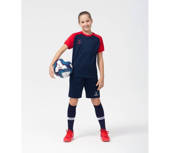Игровая футболка Jogel CAMP Reglan Jersey JFT-1021-K, темно-синий/красный, размер YXXS УТ-00016201