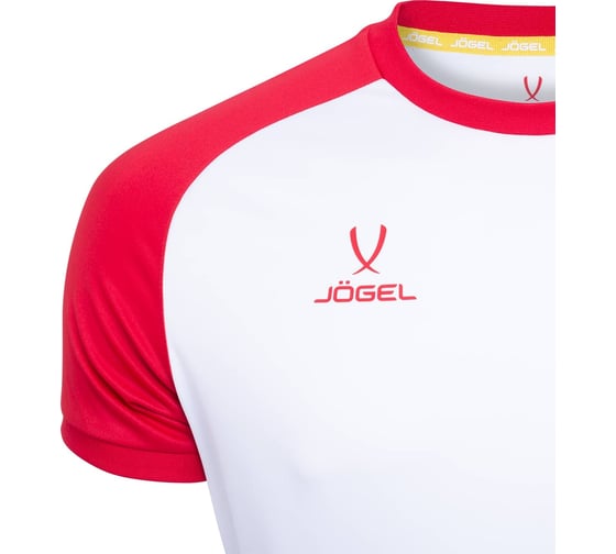 Игровая футболка Jogel CAMP Reglan Jersey JFT-1021, белый/красный, размер XL УТ-00016175