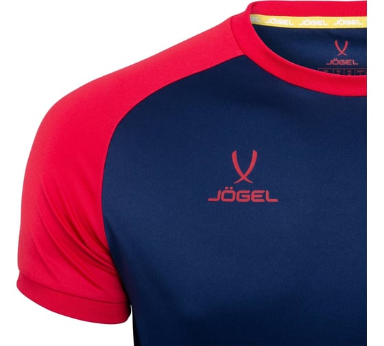 Игровая футболка Jogel CAMP Reglan Jersey JFT-1021, темно-синий/красный, размер L УТ-00016178
