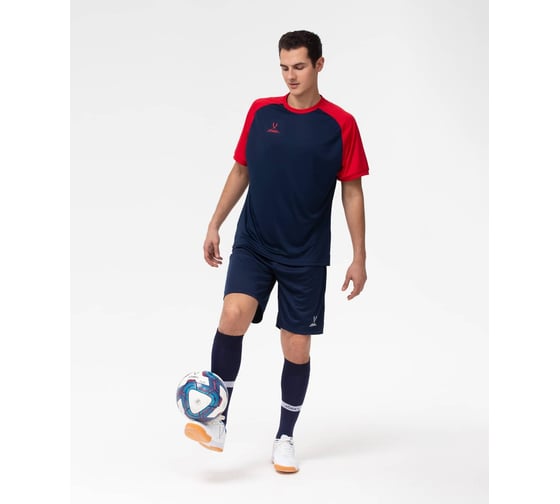 Игровая футболка Jogel CAMP Reglan Jersey JFT-1021, темно-синий/красный, размер L УТ-00016178