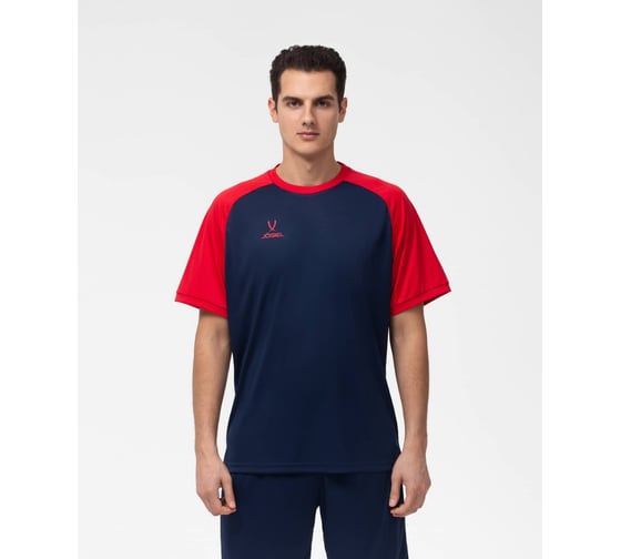 Игровая футболка Jogel CAMP Reglan Jersey JFT-1021, темно-синий/красный, размер L УТ-00016178
