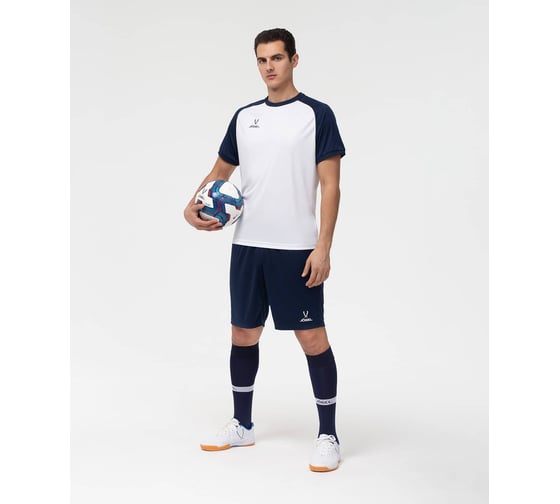 Игровая футболка Jogel CAMP Reglan Jersey JFT-1021, белый/темно-синий, размер S УТ-00016177