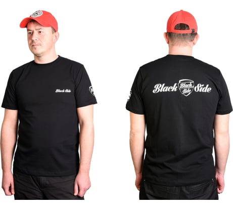 Футболка Black Side черная, размер S BSTSBS