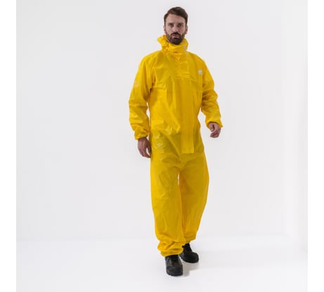 Защитный одноразовый комбинезон с капюшоном Delta Plus DT300 р. L DT300TM