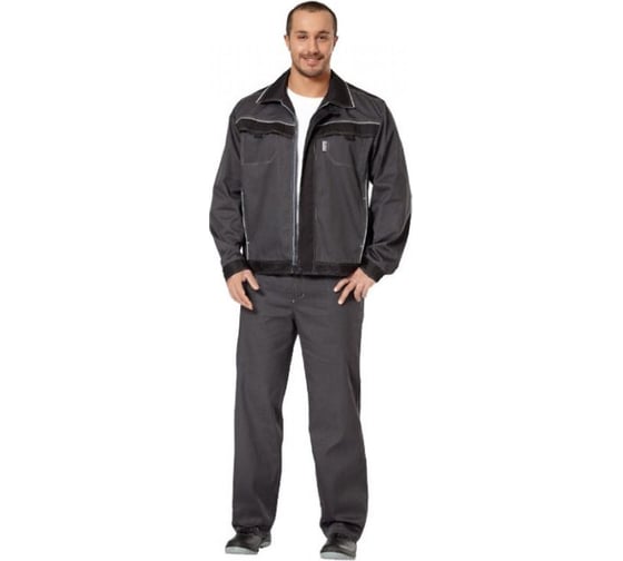 Костюм Авангард. Профессиональная экипировка Джокер темно-серый/черный/светло-серый, р. 128-132/182-188 502289 1