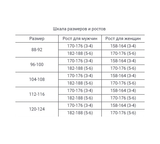 Комбинезон ФАКЕЛ Каспер белый, размер XXL, 52-54 87471416.008