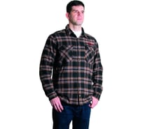 Рубашка с меховой подкладкой Alaskan коричневый, клетка, р. XS AFSBRCXS