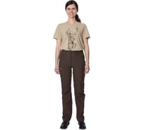 Женские брюки Pride Багира, софт-шелл, коричневые, размер 40-42, рост 158-164 4610097051531