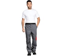 Брюки iForm ХАЙ-ТЕК, серый-красный-черный, р. 120-124, рост 182-188 Брю 719/120/182