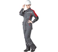 Женская куртка iForm ХАЙ-ТЕК серый-красный-черный, р. 104-108, рост 170-176 Кур 680/104/170