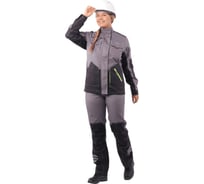 Женская куртка iForm ЭДВАНС, серый-т.серый-черный, р. 88-92, рост 158-164 Кур 689/88/158