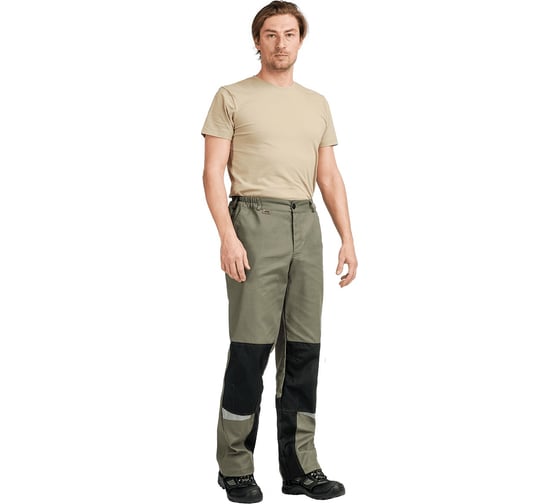 Брюки iForm НЕКСТ хаки-бежевый-черный Брю 613/ 96/182 1