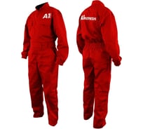 Комбинезон малярный / технолога А1 красный, вышивка А1, размер 60-62, рост 170-176 kombo-60-62