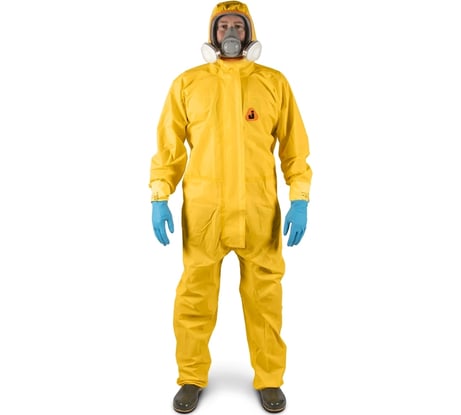 Комбинезон хим.защиты Jeta Safety плотн.82 г/м2, (3, 4 тип), размер XXL/54-56 JPC-800-XXL