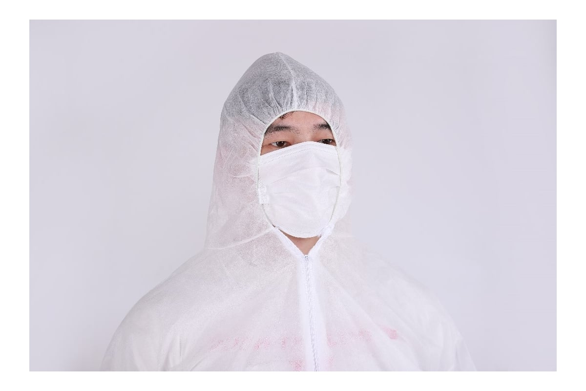 Одноразовый комбинезон SAMGRUPP спанбонд 30 г, размер 50-52 У0-00028605 ...