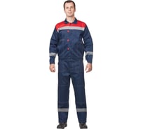 Рабочий летний мужской костюм ООО Комус л20-кбр синий/красный, размер 60-62, рост 194-200 1903836