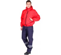 Демисезонная куртка Факел Бомбер тк.Дюспо, красный, 44-46; 182-188 87468921.002