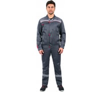 Костюм Флофт-2 СОП, ткань Смесовая 210, полукомбинезон, темно-серый/серый, 68-70; 182-188 Факел 87472446.014