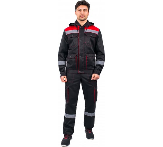 Костюм Факел Титан черный/красный, 64-66/170-176 87471187.011 1