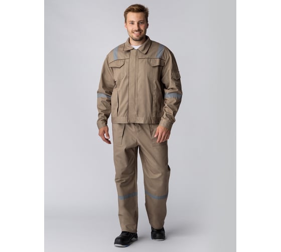 Костюм Факел Респект бежевый/коричневый, р. 56-58, рост 182-188 87474742.006 1