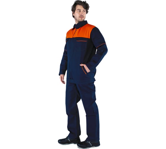 Костюм Факел Союз темно-синий/оранжевый, 52-54; 170-176 87474739.003 1