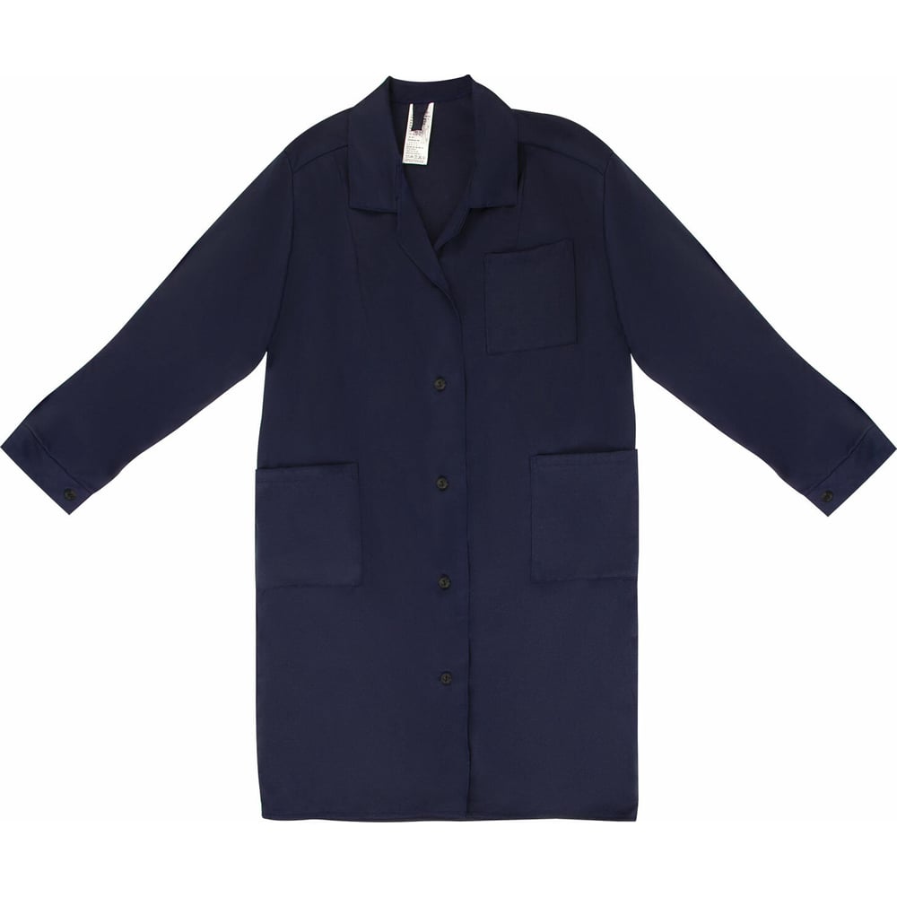 Халат технолога ОФИСМАГ женский, синий, смесовая ткань, размер 48-50 ...