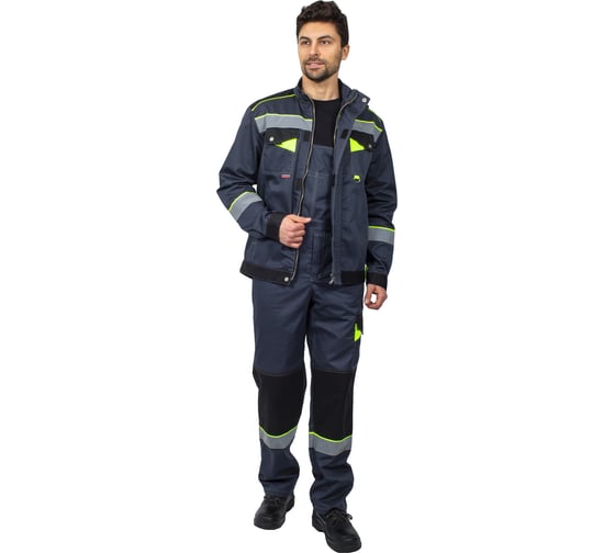 Костюм Факел Корвет СОП ЭТАЛОН, темно-серый/черный, р.44-46; рост 182-188 87474737.002 1