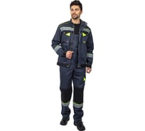 Костюм Факел Корвет СОП ЭТАЛОН, темно-серый/черный, р.48-50; рост 170-176 87474737.003